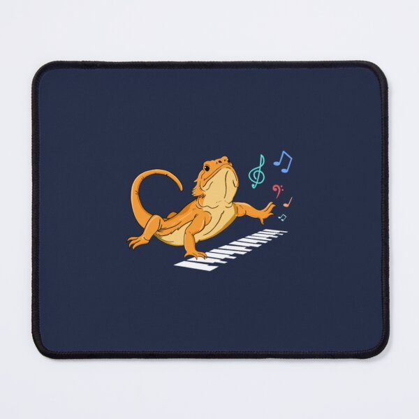 Item preview, Bearded Dragon Music Piano Player Musician designed and sold by myeverydayparty.