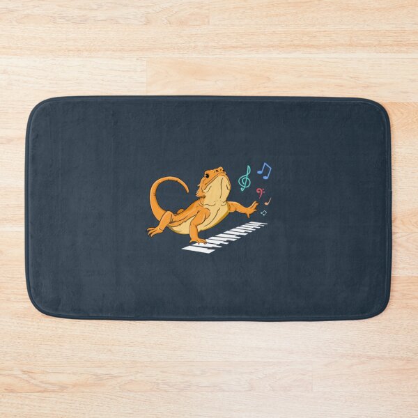 Item preview, Bearded Dragon Music Piano Player Musician designed and sold by myeverydayparty.