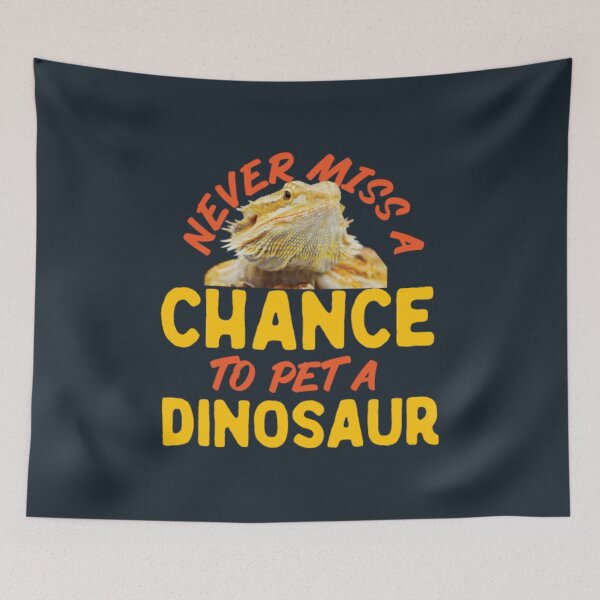 Item preview, Bearded Dragon Never Miss A Chance designed and sold by myeverydayparty.