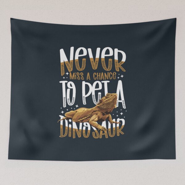 Item preview, Bearded Dragon Never Miss A Chance designed and sold by myeverydayparty.