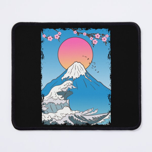 Item preview, Fujiyama Mountain Japan Manga Lotus designed and sold by AdeleraYonare.