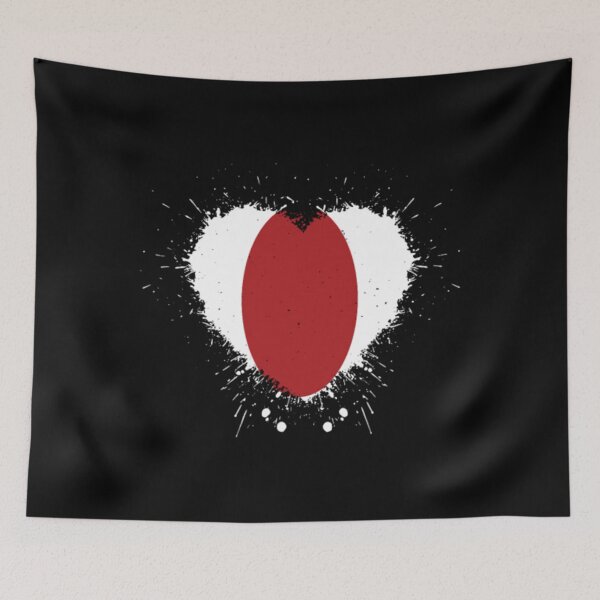 Item preview, Japan And Proud - JAPAN HEART FLAG designed and sold by AdeleraYonare.