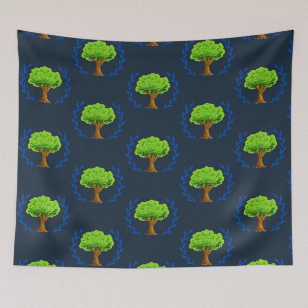 Item preview, green tree art designed and sold by FestiProper.