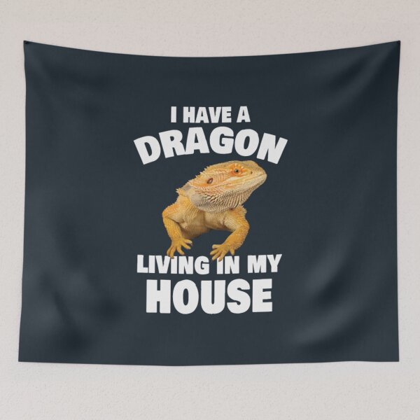 Item preview, Bearded Dragon Pet Living In My House Funny designed and sold by myeverydayparty.