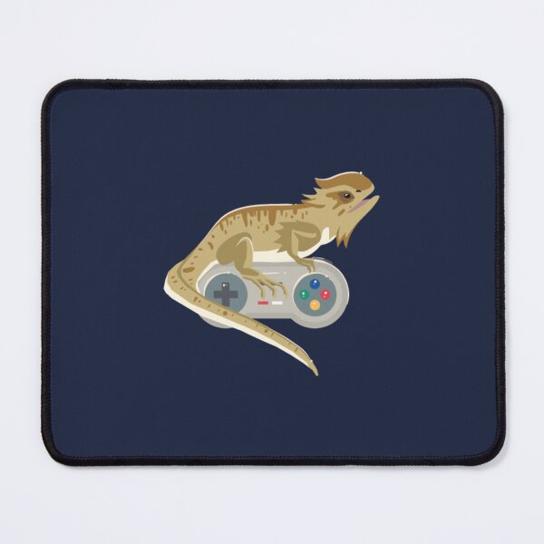 Item preview, Bearded Dragon Playing Video Game Reptiles Gamers designed and sold by myeverydayparty.