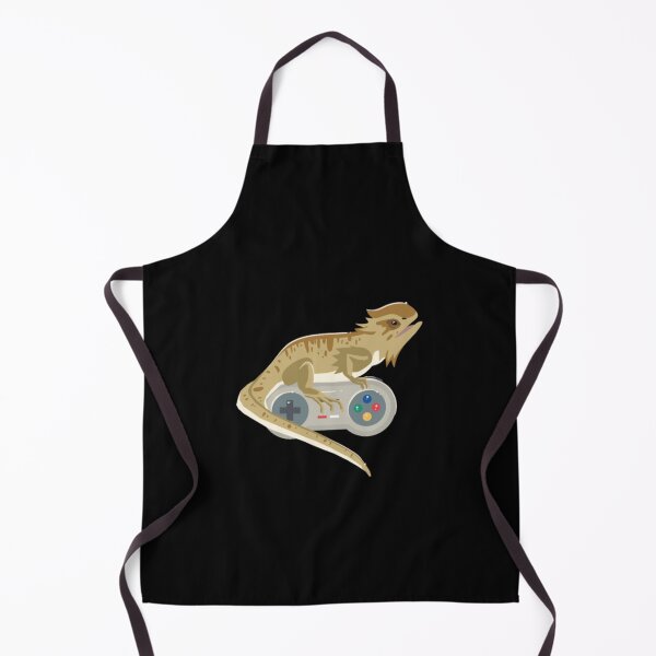 Item preview, Bearded Dragon Playing Video Game Reptiles Gamers designed and sold by myeverydayparty.