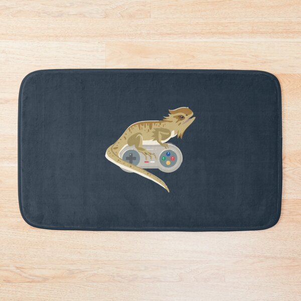 Item preview, Bearded Dragon Playing Video Game Reptiles Gamers designed and sold by myeverydayparty.