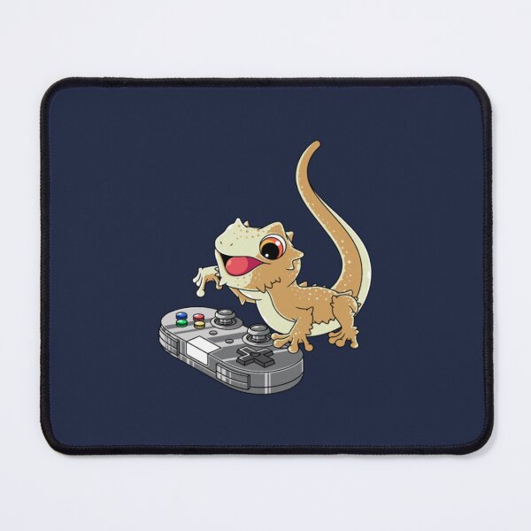 Item preview, Bearded Dragon Playing Video Game Reptiles Pagona designed and sold by myeverydayparty.