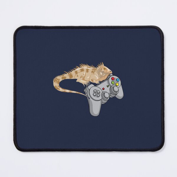 Item preview, Bearded Dragon Playing Video Game Reptiles Pagona designed and sold by myeverydayparty.