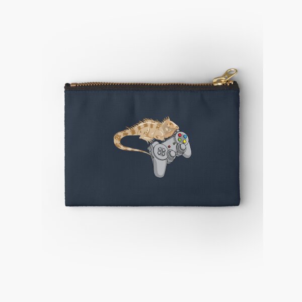 Item preview, Bearded Dragon Playing Video Game Reptiles Pagona designed and sold by myeverydayparty.