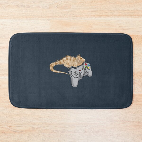 Item preview, Bearded Dragon Playing Video Game Reptiles Pagona designed and sold by myeverydayparty.