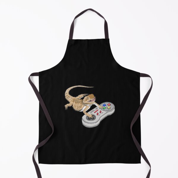 Item preview, Bearded Dragon Playing Video Game Reptiles designed and sold by myeverydayparty.