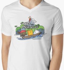 Cat and Meringue Men's V-Neck T-Shirt