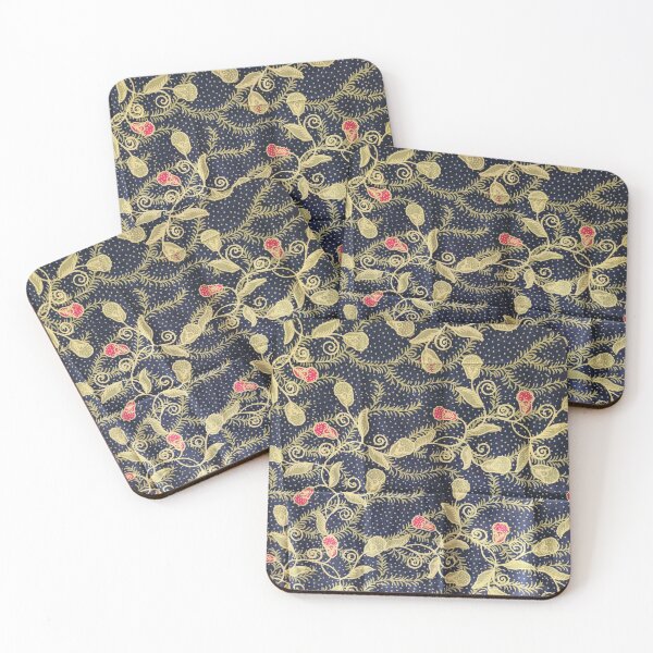 Item preview, Indonesia hand drawn Batik black green flower plant Pamekasan Madura designed and sold by Morcawork.