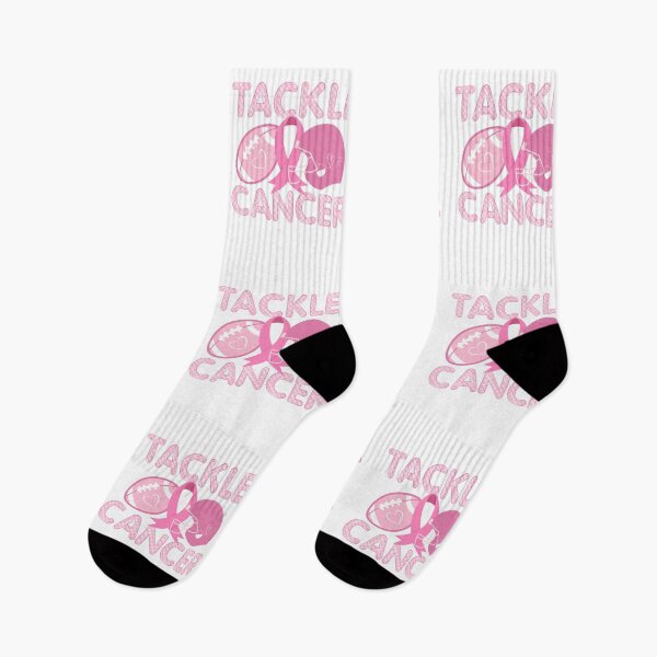 Item preview, Abordar el cáncer para interceptar el cáncer Fútbol Concientización sobre el cáncer de mama designed and sold by Got2BSnazzy.