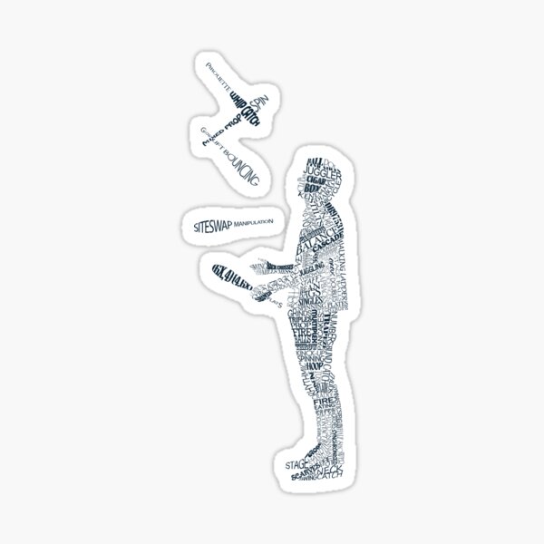 Tshirt - Juggling Typology Sticker