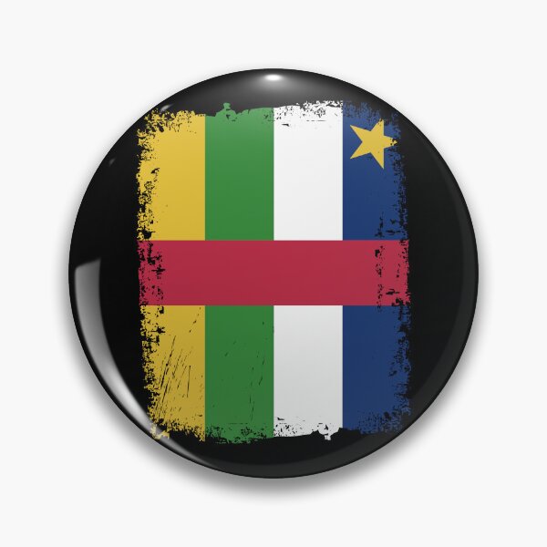 Item preview, Central African Republic Flag Disstressed designed and sold by rafaeltto.