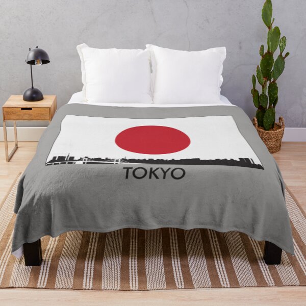 Item preview, Tokyo Japan Skyline Japanese Flag designed and sold by AdeleraYonare.
