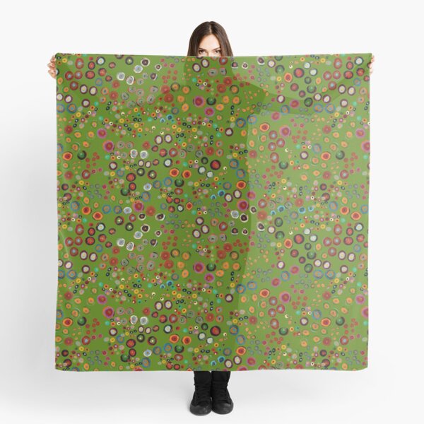enCHANTment spirals on lawn Scarf