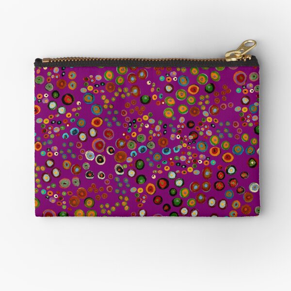 enCHANTment spirals on fuchsia Zipper Pouch