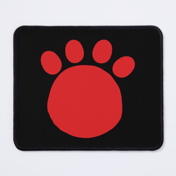 Item preview, red paw designed and sold by FestiProper.