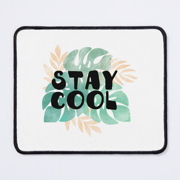 Item preview, Stay cool - Watercolor tropical leaf seamless designed and sold by FestiProper.