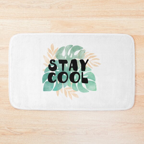 Item preview, Stay cool - Watercolor tropical leaf seamless designed and sold by FestiProper.