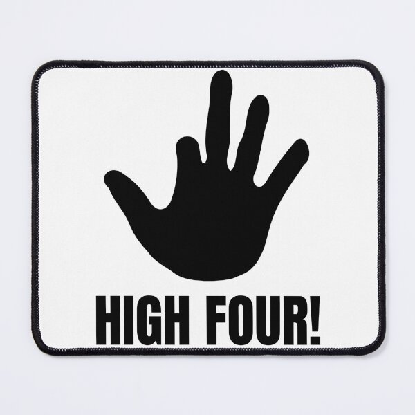 Item preview, HIGH FOUR, Finger, Amputee, Funny Amputee, Amputee shirt, Four Fingers, Amputee gift, Missing Finger designed and sold by AmputTee.