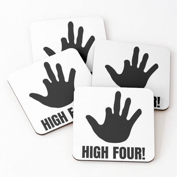 Item preview, HIGH FOUR, Finger, Amputee, Funny Amputee, Amputee shirt, Four Fingers, Amputee gift, Missing Finger designed and sold by AmputTee.