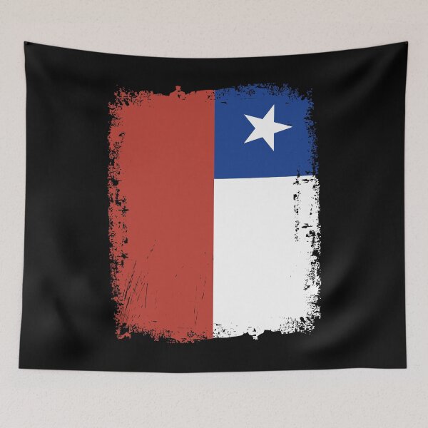 Artikelvorschau, Chile Flag Disstressed entworfen und verkauft von rafaeltto.