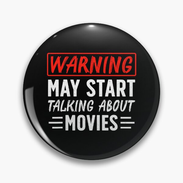 Item preview, Warning May Start Talking About Movies designed and sold by Teapot-art.