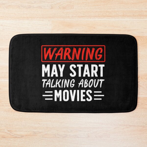 Item preview, Warning May Start Talking About Movies designed and sold by Teapot-art.