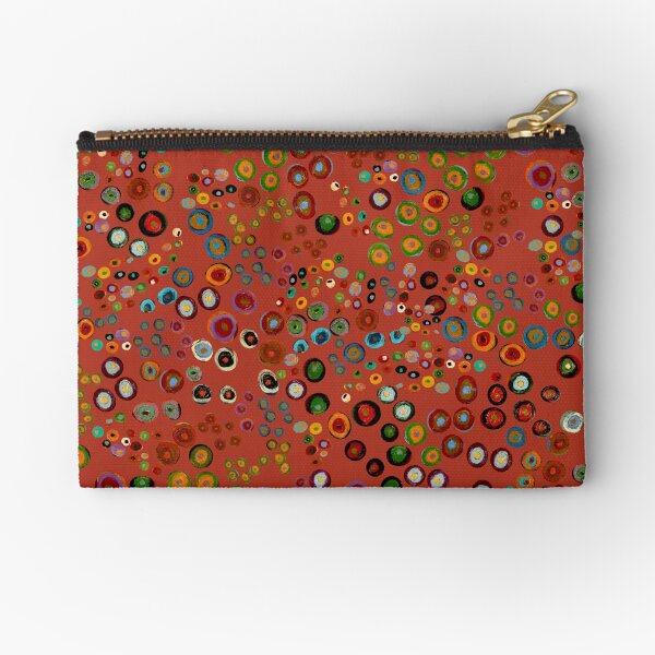 enCHANTment spirals on rose Zipper Pouch