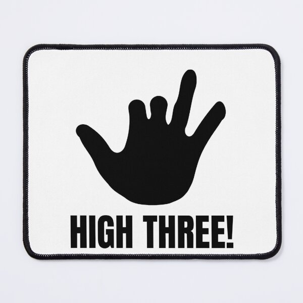 Item preview, HIGH THREE, Finger, Amputee, Funny Amputee, Amputee shirt, Four Fingers, Amputee gift, Missing Finger designed and sold by AmputTee.