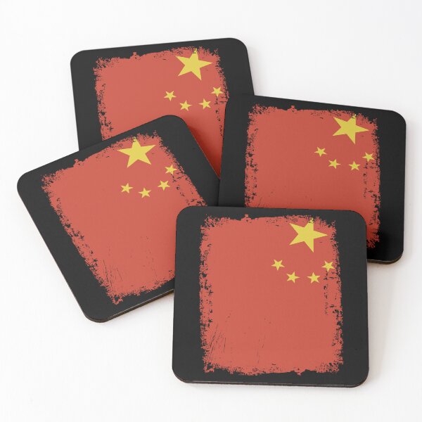 Aperçu de l'œuvre China Flag Disstressed créée et vendue par rafaeltto.