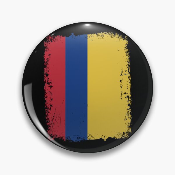 Artikelvorschau, Colombia Flag Disstressed entworfen und verkauft von rafaeltto.