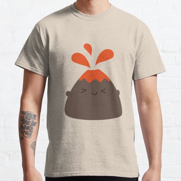 Happy Kawaii Volcano Classic T-Shirt