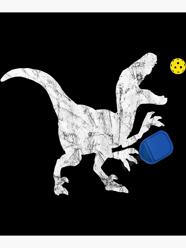 "Pickleball Dinosaurs Pickle Ball Dino Racket Playe" Poster for Sale by