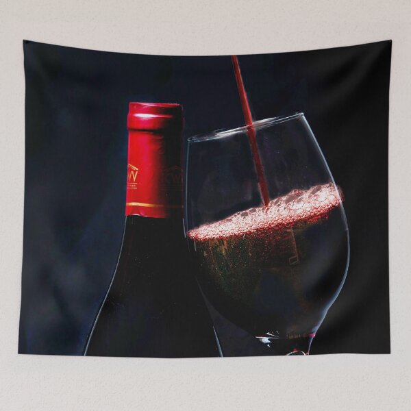 Item preview, SUBLIME #32 - Red Wine Poured into Wine Glass by Bottle designed and sold by DEL-Productions.