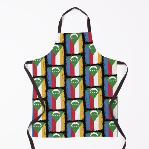 Item preview, Comoros Flag Disstressed designed and sold by rafaeltto.