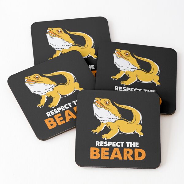 Item preview, Bearded Dragon Respect The Beard Funny Reptiles designed and sold by TheGiftyRoom.