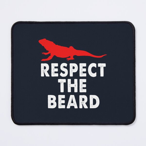 Item preview, Bearded Dragon Respect The Beard Funny Reptiles designed and sold by TheGiftyRoom.