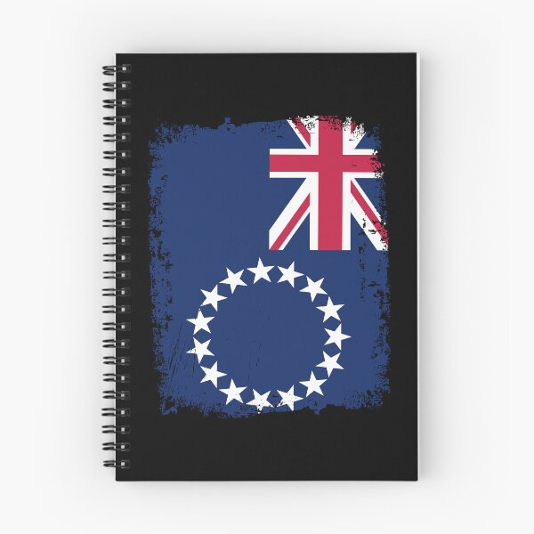 Artikelvorschau, Cook Islands Flag Disstressed entworfen und verkauft von rafaeltto.