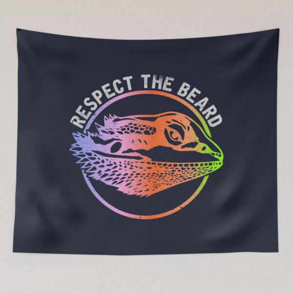 Item preview, Bearded Dragon Respect The Beard designed and sold by TheGiftyRoom.