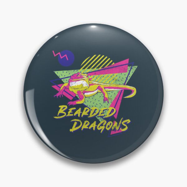 Item preview, Bearded Dragon Retro 80s or 90s Vintage Pet Lizard designed and sold by TheGiftyRoom.