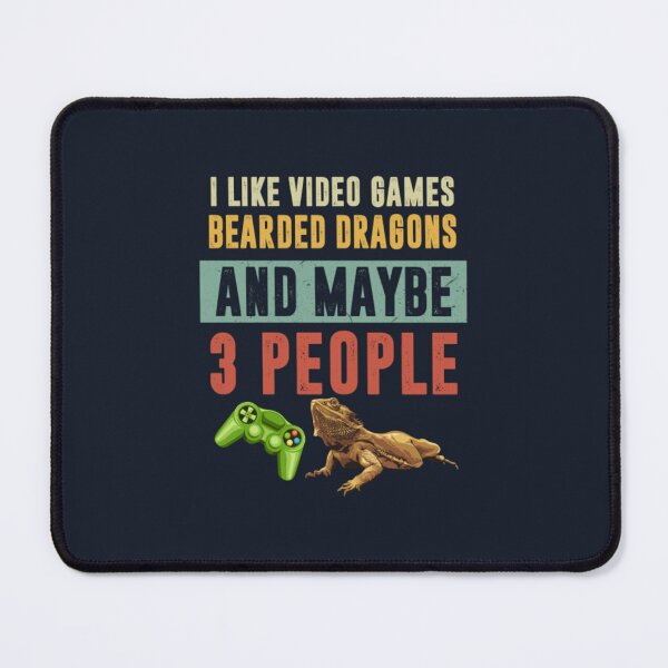 Item preview, Bearded Dragon Shirt I Like Video Games Bearded designed and sold by TheGiftyRoom.