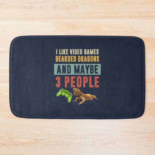 Item preview, Bearded Dragon Shirt I Like Video Games Bearded designed and sold by TheGiftyRoom.