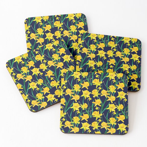 Item preview, Watercolor Daffodil Pattern designed and sold by Sketchbook Designs.