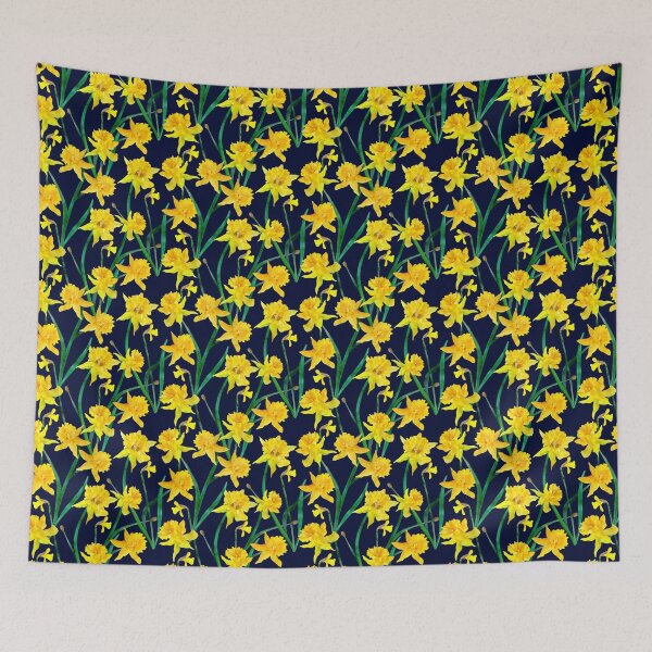 Item preview, Watercolor Daffodil Pattern designed and sold by Sketchbook Designs.