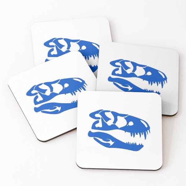 Item preview, Blue T-Rex Skull / Blue Tyrannosaurus Rex Skull designed and sold by prehistoricco.